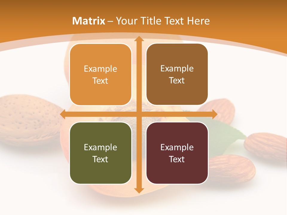 Walnut Sweet Vegetarian PowerPoint Template