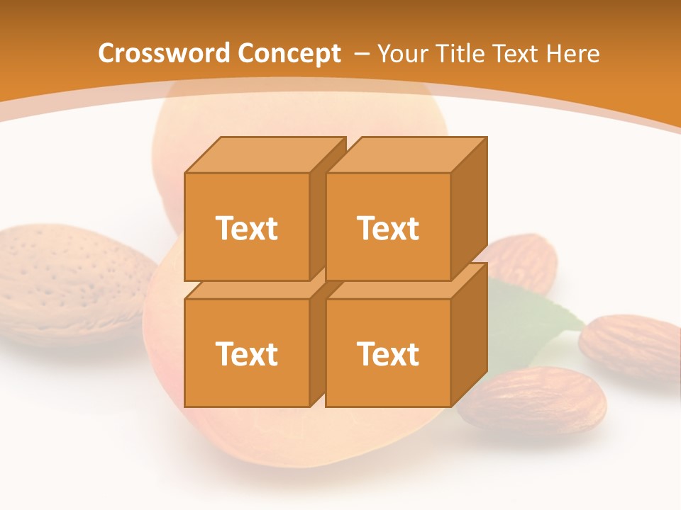 Walnut Sweet Vegetarian PowerPoint Template