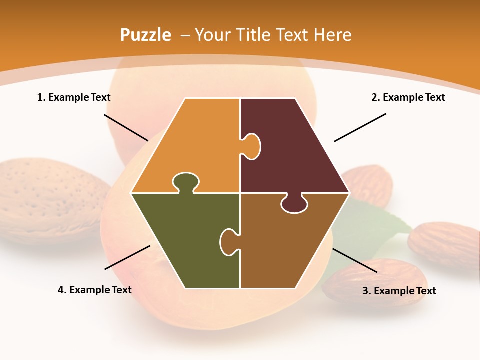 Walnut Sweet Vegetarian PowerPoint Template