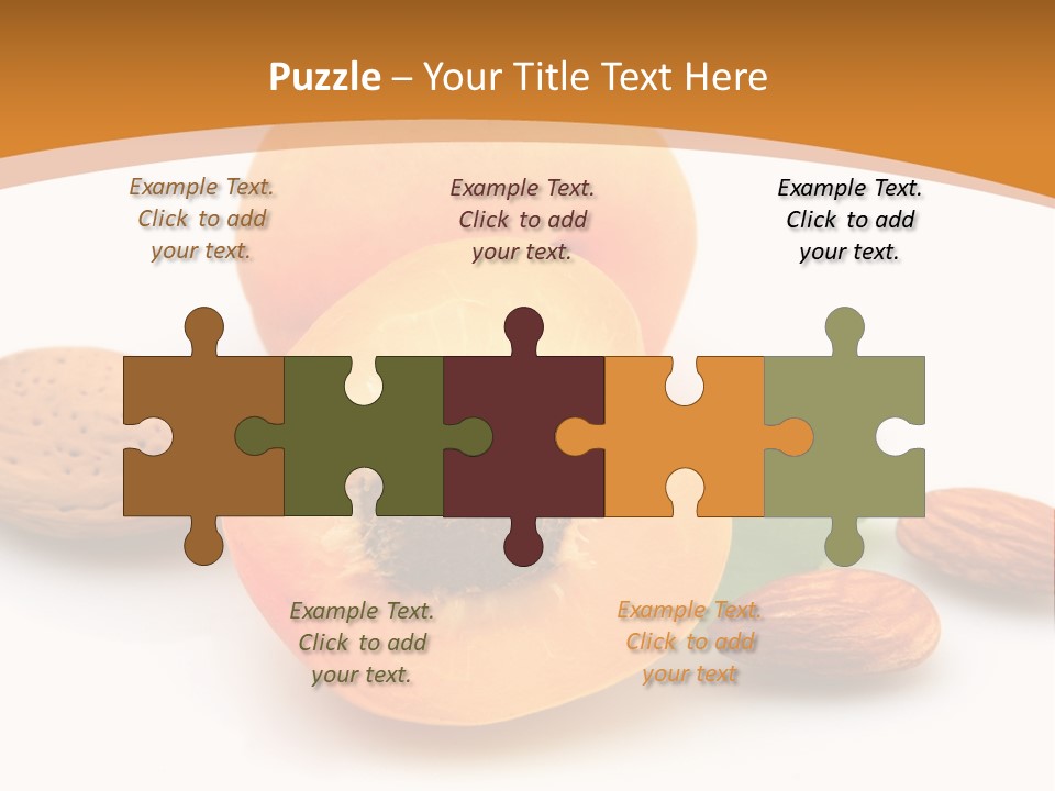 Walnut Sweet Vegetarian PowerPoint Template