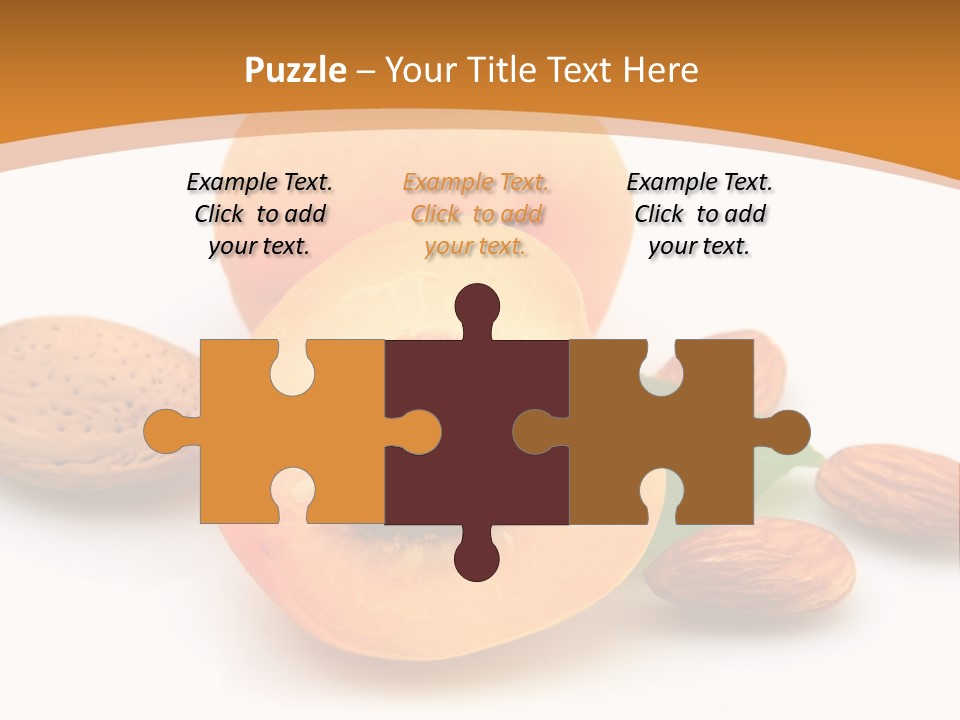 Walnut Sweet Vegetarian PowerPoint Template