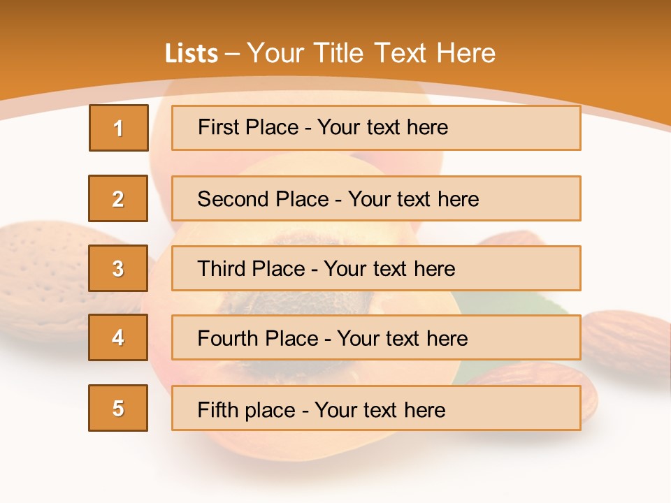 Walnut Sweet Vegetarian PowerPoint Template