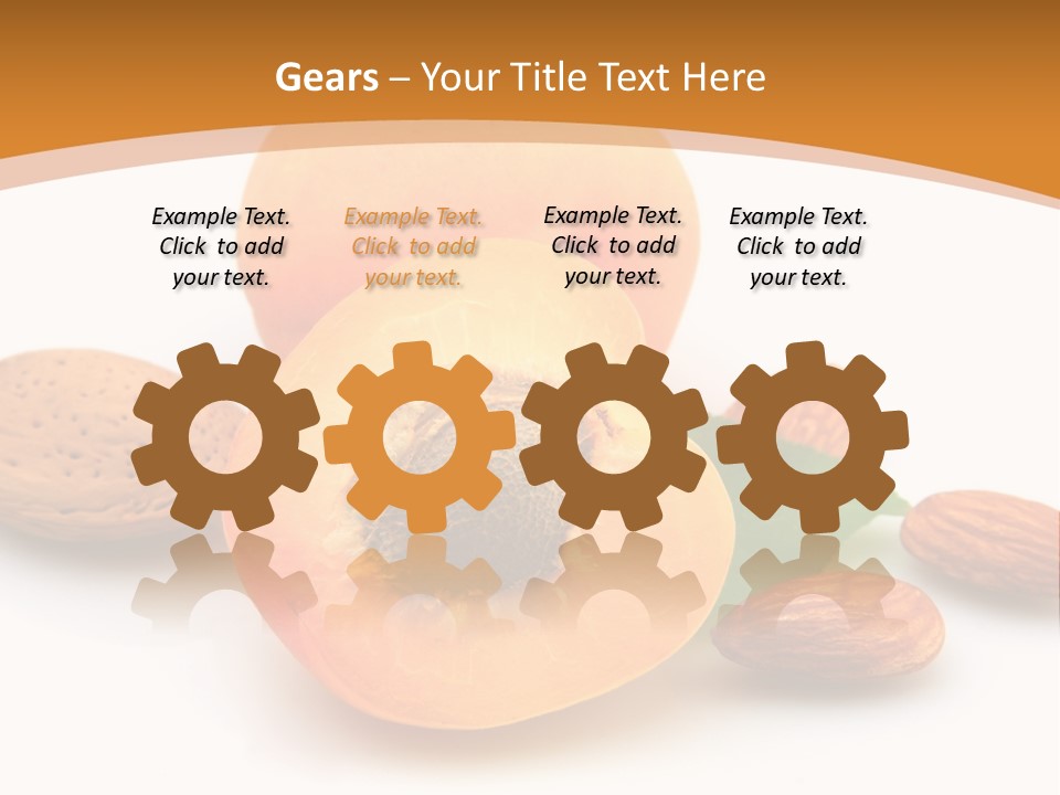 Walnut Sweet Vegetarian PowerPoint Template