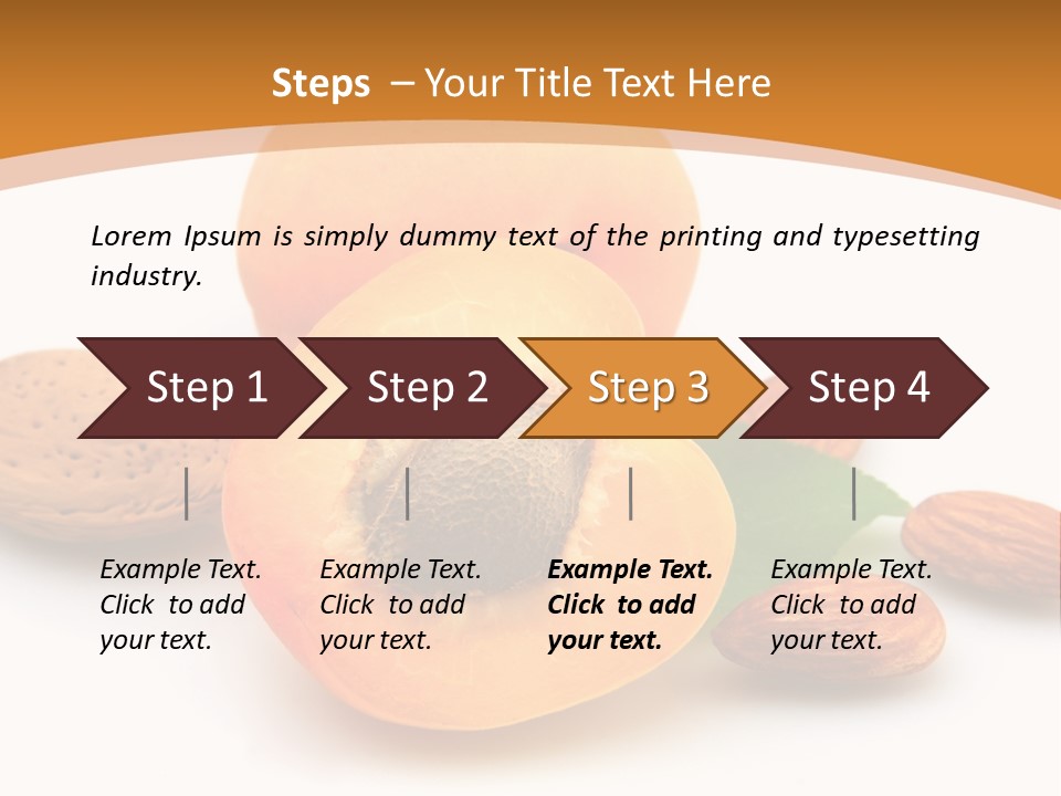 Walnut Sweet Vegetarian PowerPoint Template