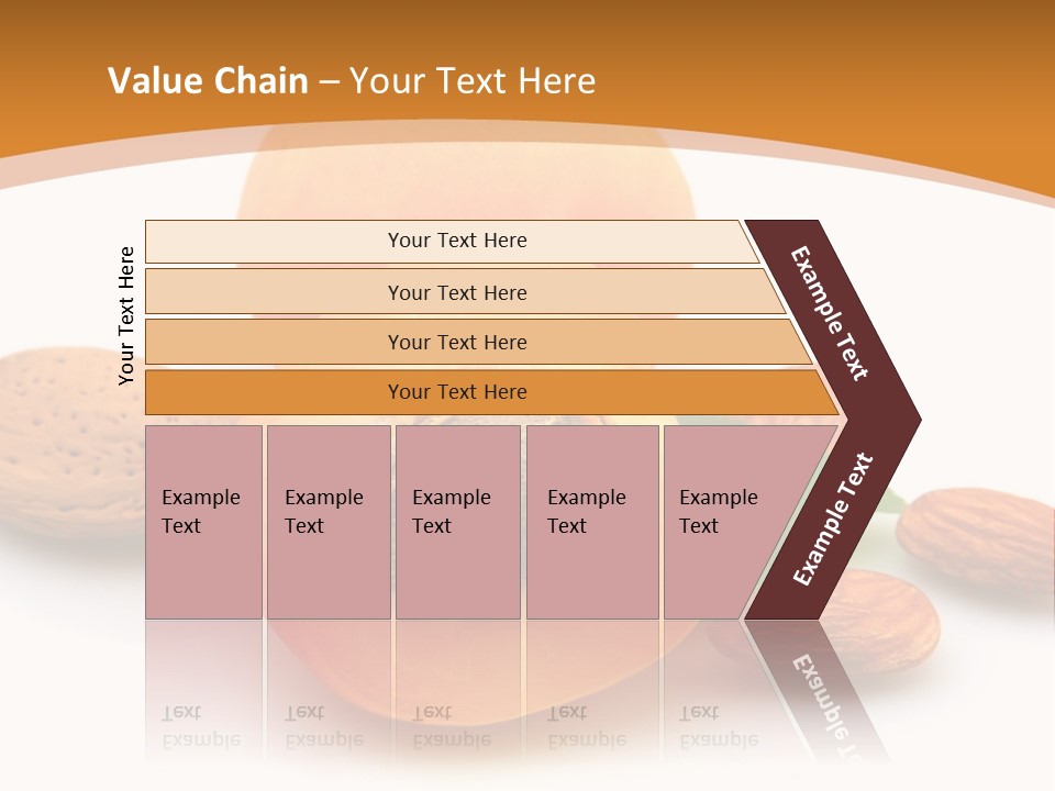 Walnut Sweet Vegetarian PowerPoint Template