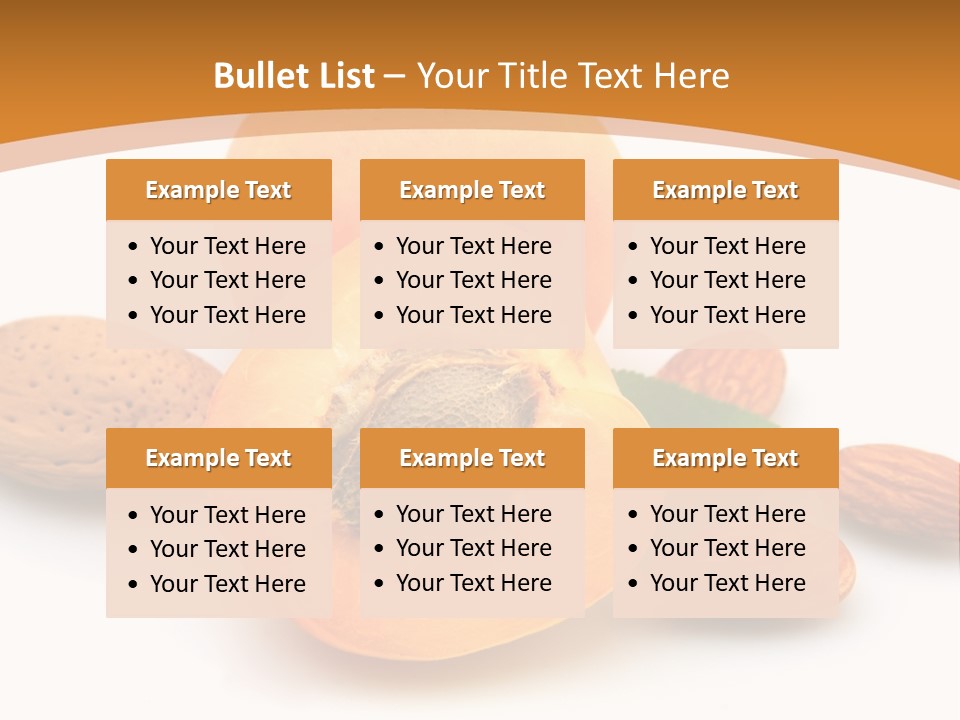 Walnut Sweet Vegetarian PowerPoint Template
