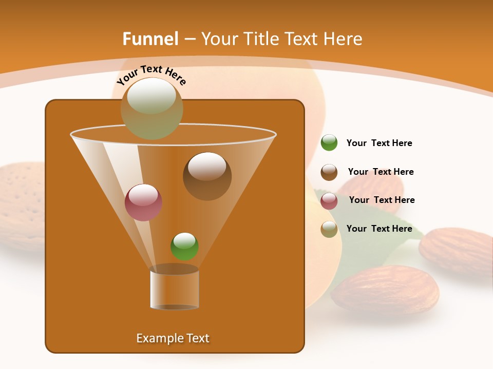 Walnut Sweet Vegetarian PowerPoint Template