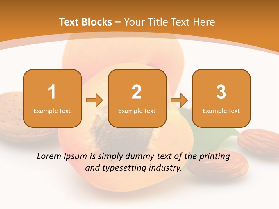 Walnut Sweet Vegetarian PowerPoint Template
