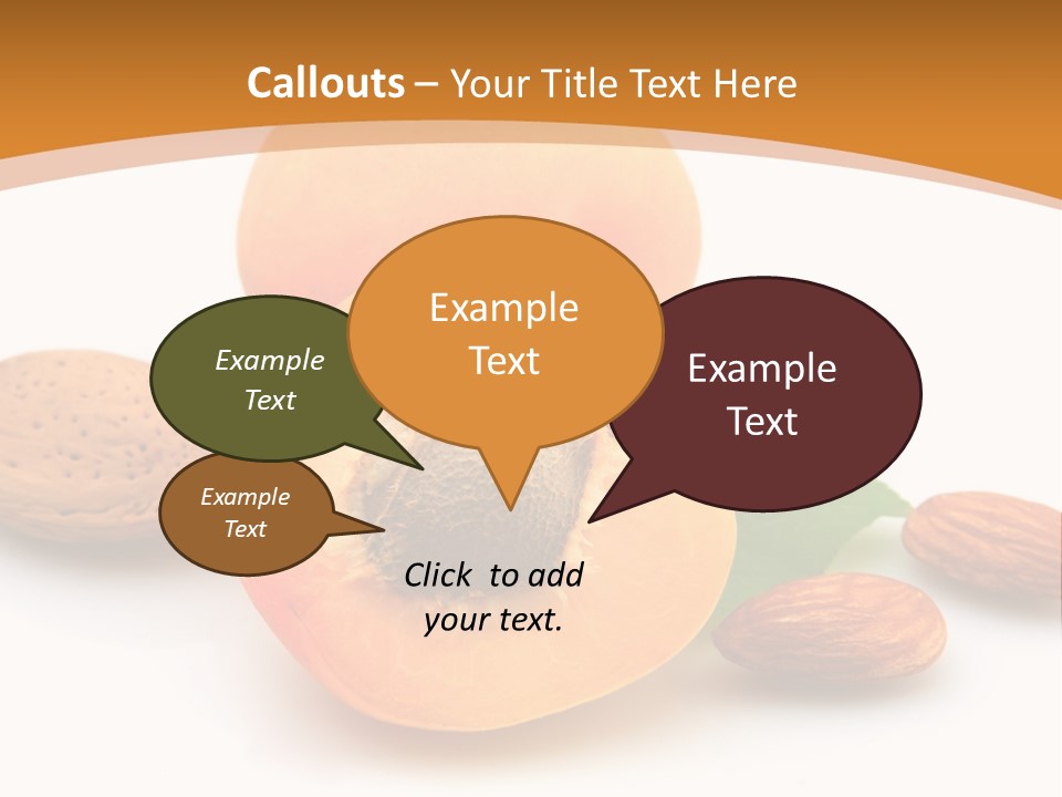 Walnut Sweet Vegetarian PowerPoint Template