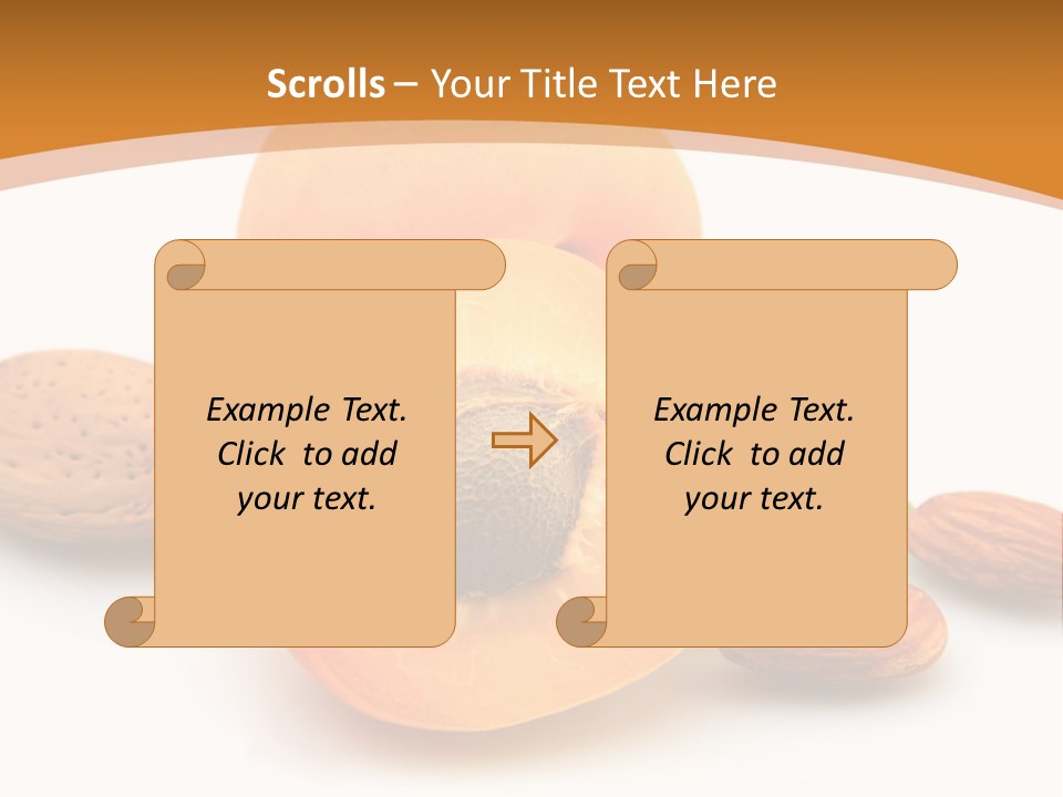 Walnut Sweet Vegetarian PowerPoint Template