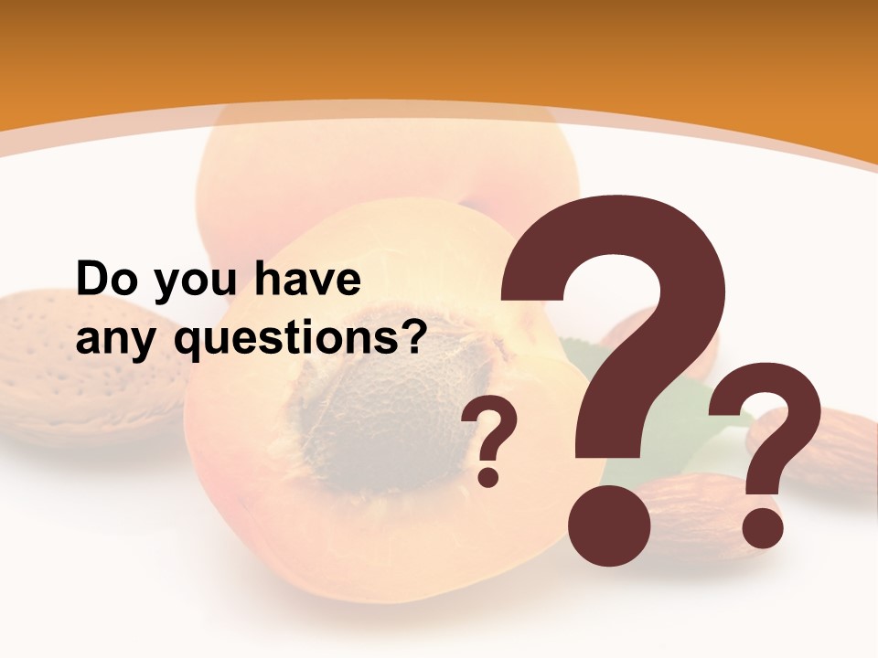 Walnut Sweet Vegetarian PowerPoint Template