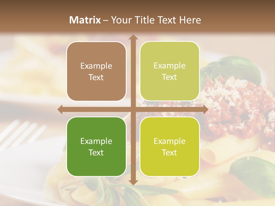 Tradition Plate Food PowerPoint Template