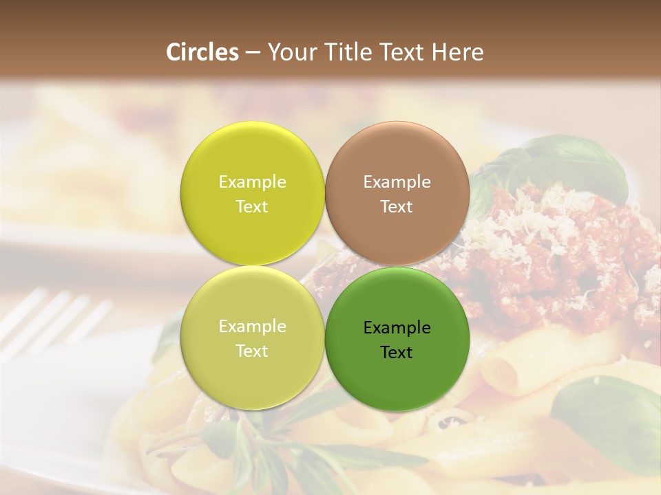 Tradition Plate Food PowerPoint Template