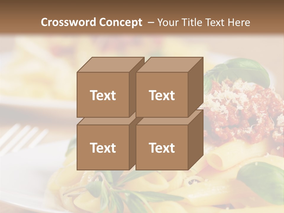 Tradition Plate Food PowerPoint Template