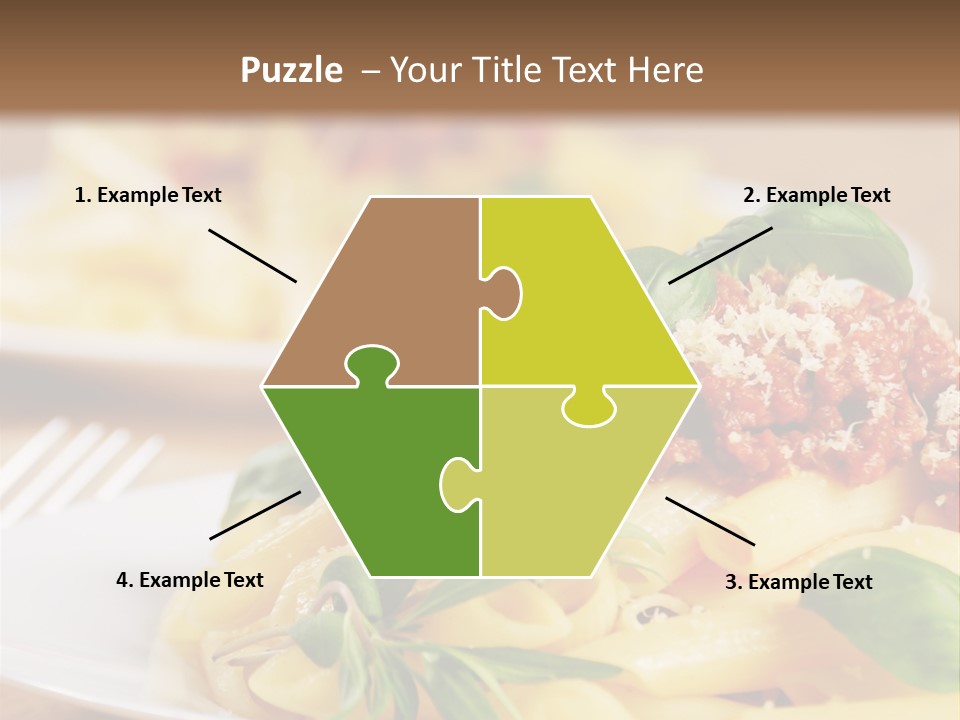 Tradition Plate Food PowerPoint Template