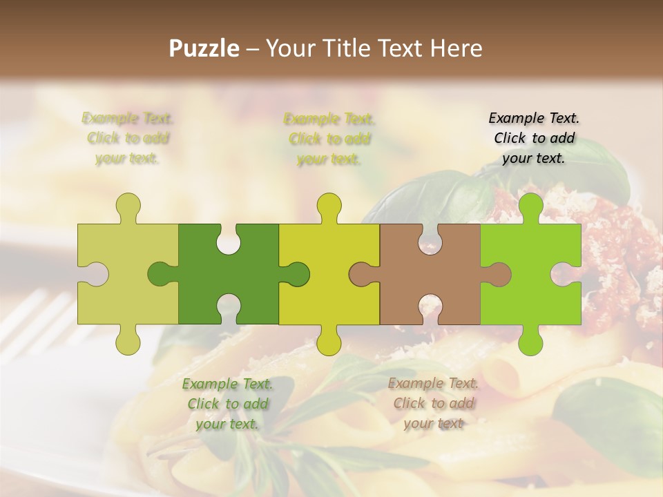 Tradition Plate Food PowerPoint Template