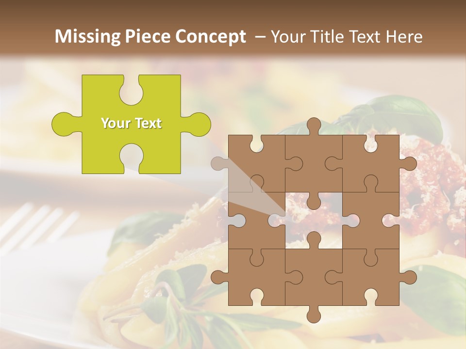 Tradition Plate Food PowerPoint Template
