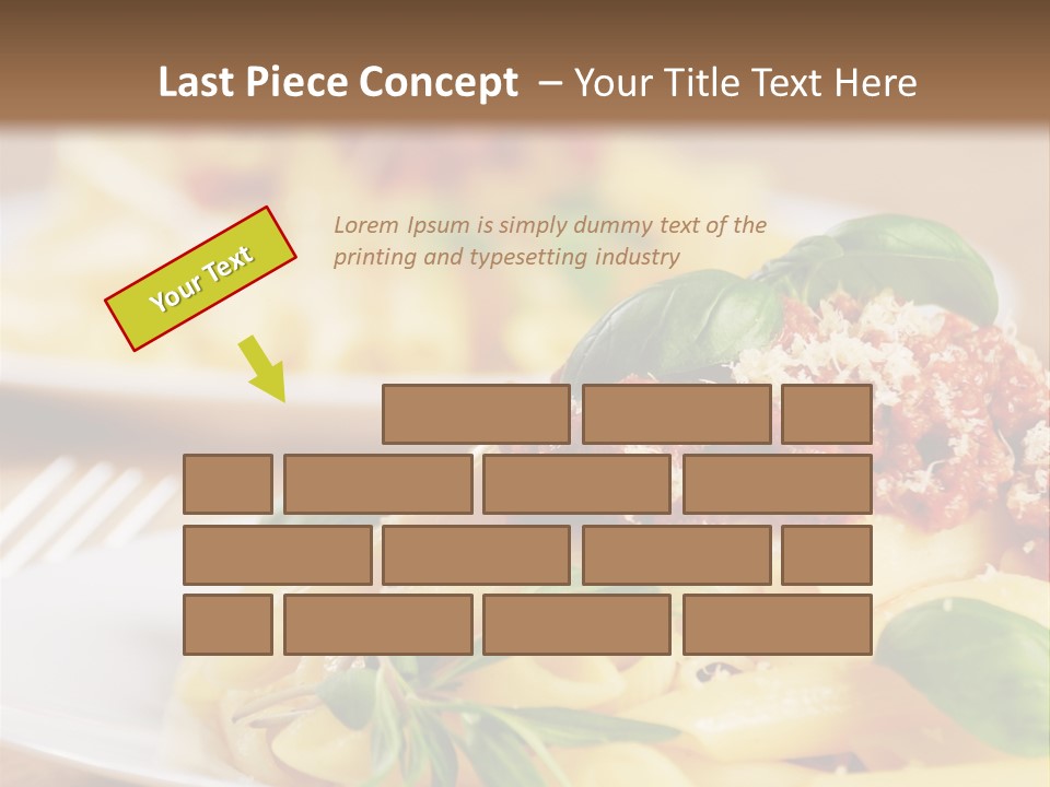 Tradition Plate Food PowerPoint Template