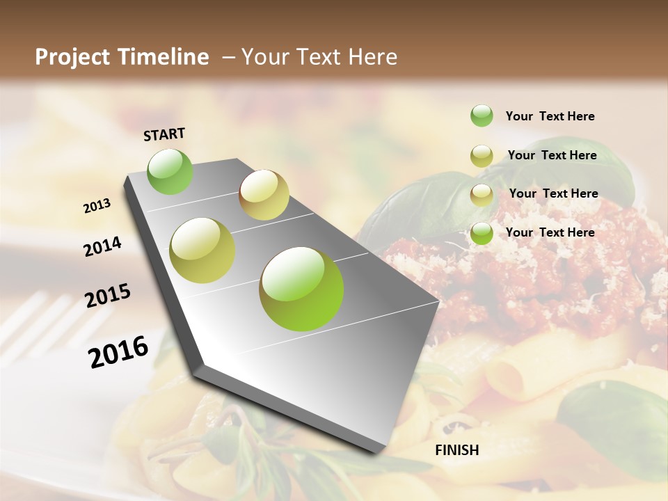 Tradition Plate Food PowerPoint Template