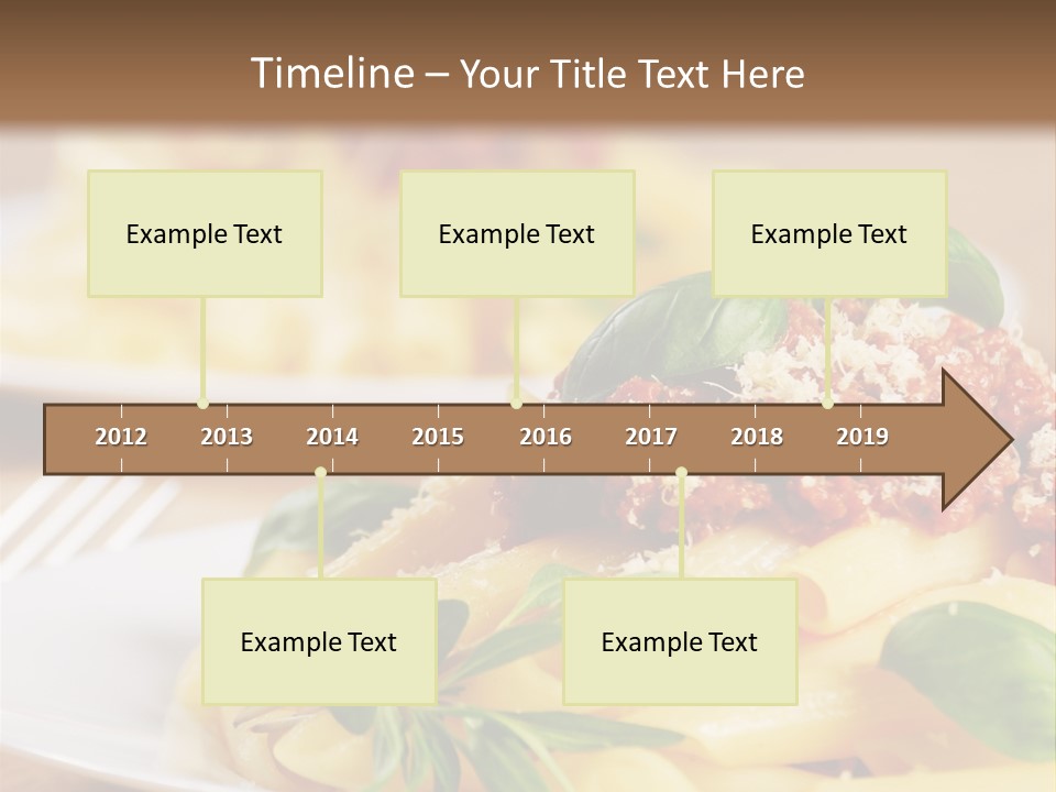 Tradition Plate Food PowerPoint Template