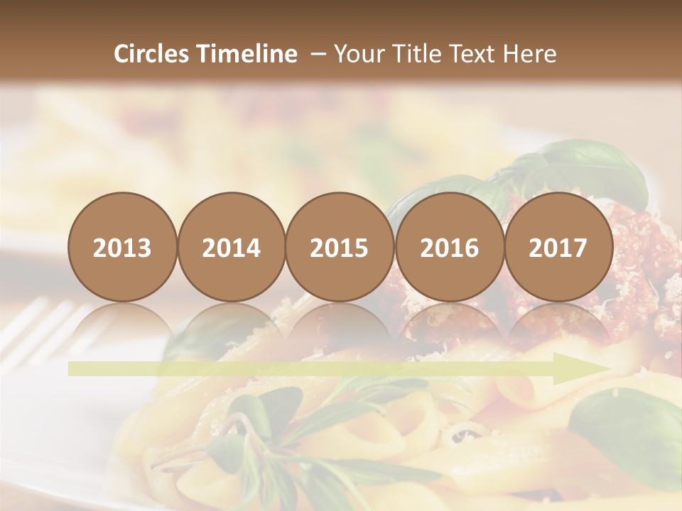 Tradition Plate Food PowerPoint Template