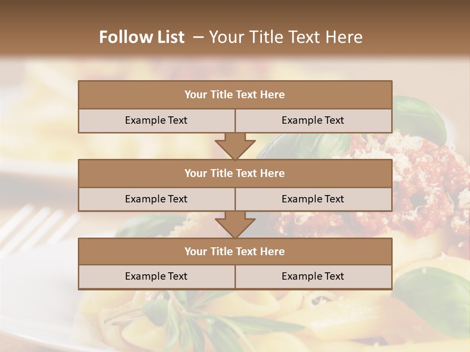 Tradition Plate Food PowerPoint Template