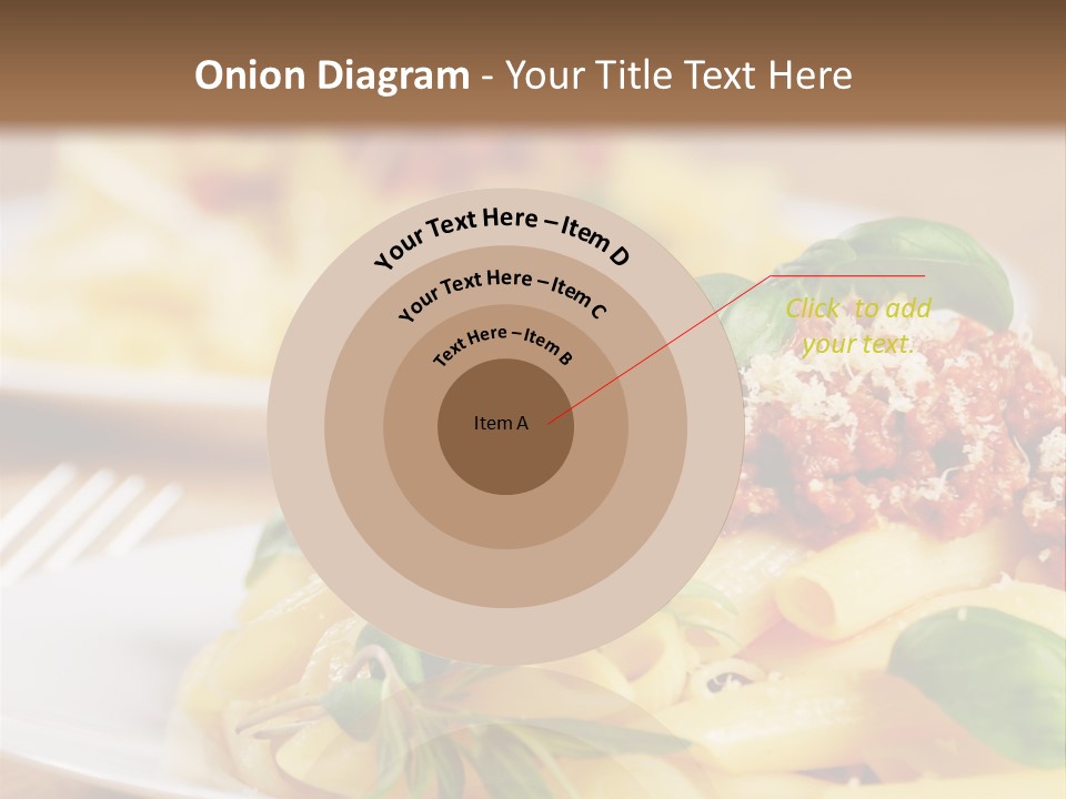 Tradition Plate Food PowerPoint Template
