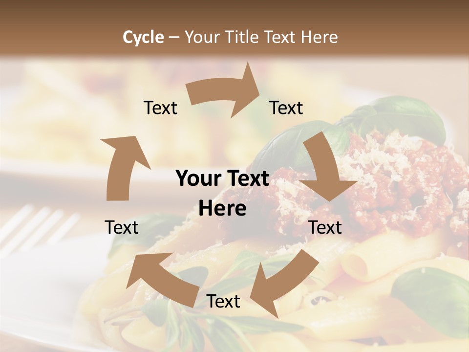 Tradition Plate Food PowerPoint Template