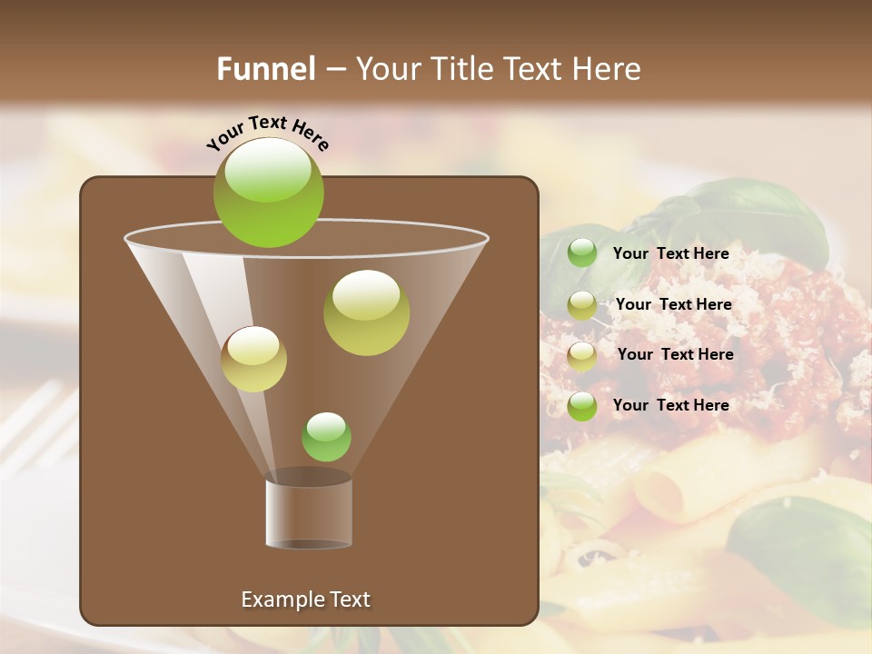 Tradition Plate Food PowerPoint Template