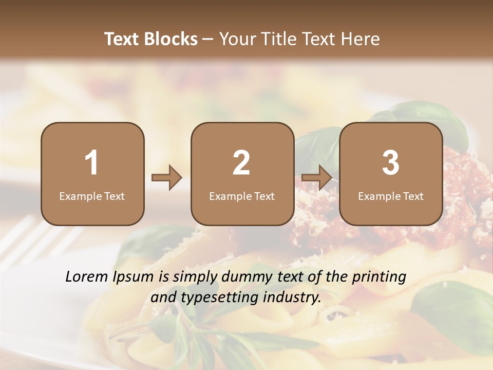 Tradition Plate Food PowerPoint Template