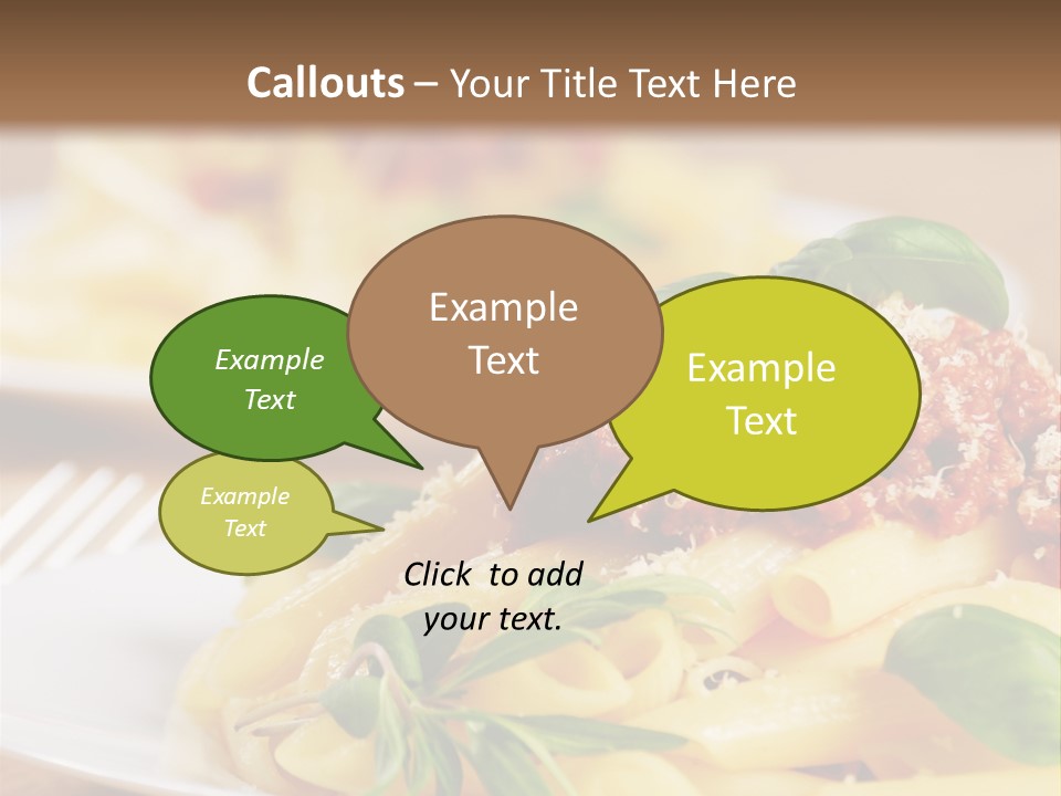 Tradition Plate Food PowerPoint Template