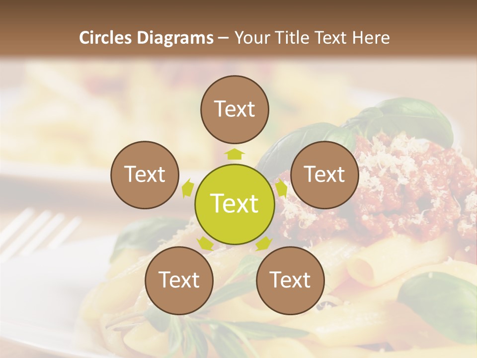 Tradition Plate Food PowerPoint Template