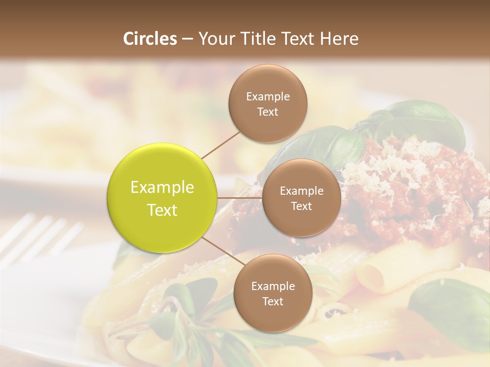 Tradition Plate Food PowerPoint Template