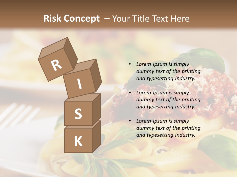 Tradition Plate Food PowerPoint Template