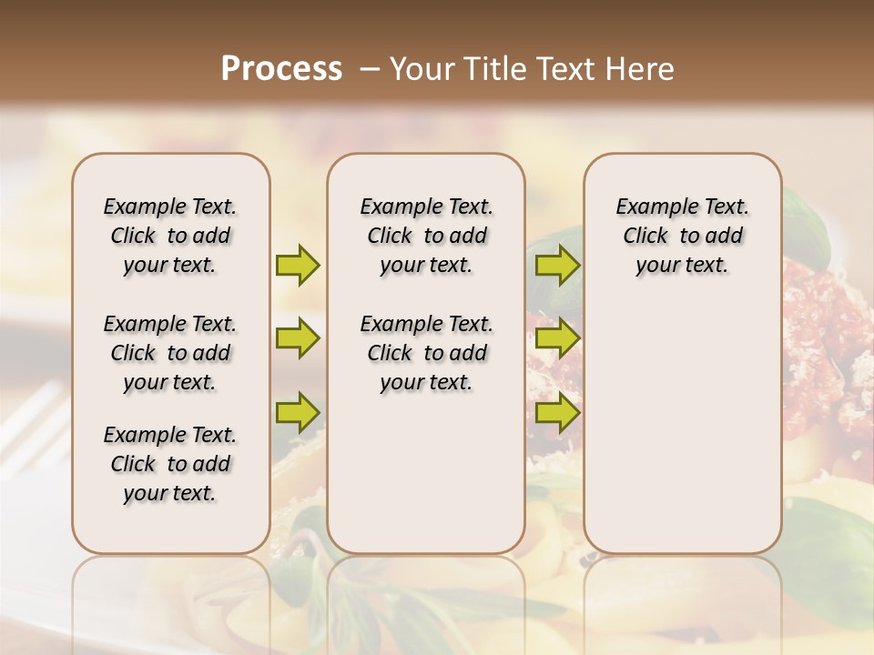 Tradition Plate Food PowerPoint Template