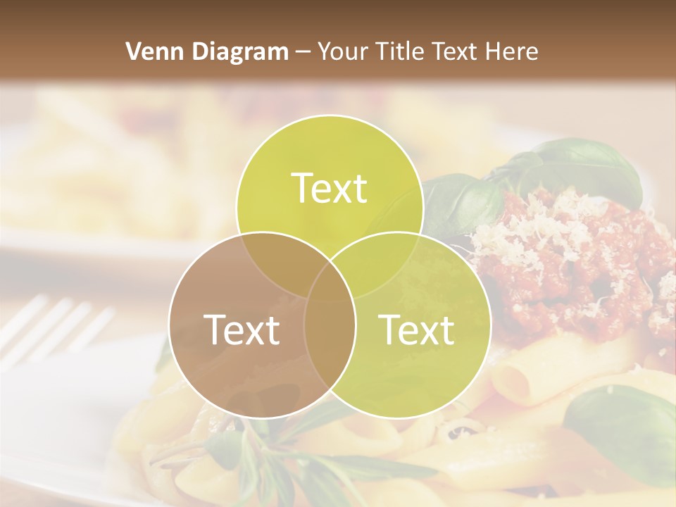 Tradition Plate Food PowerPoint Template