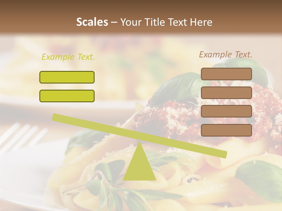 Tradition Plate Food PowerPoint Template