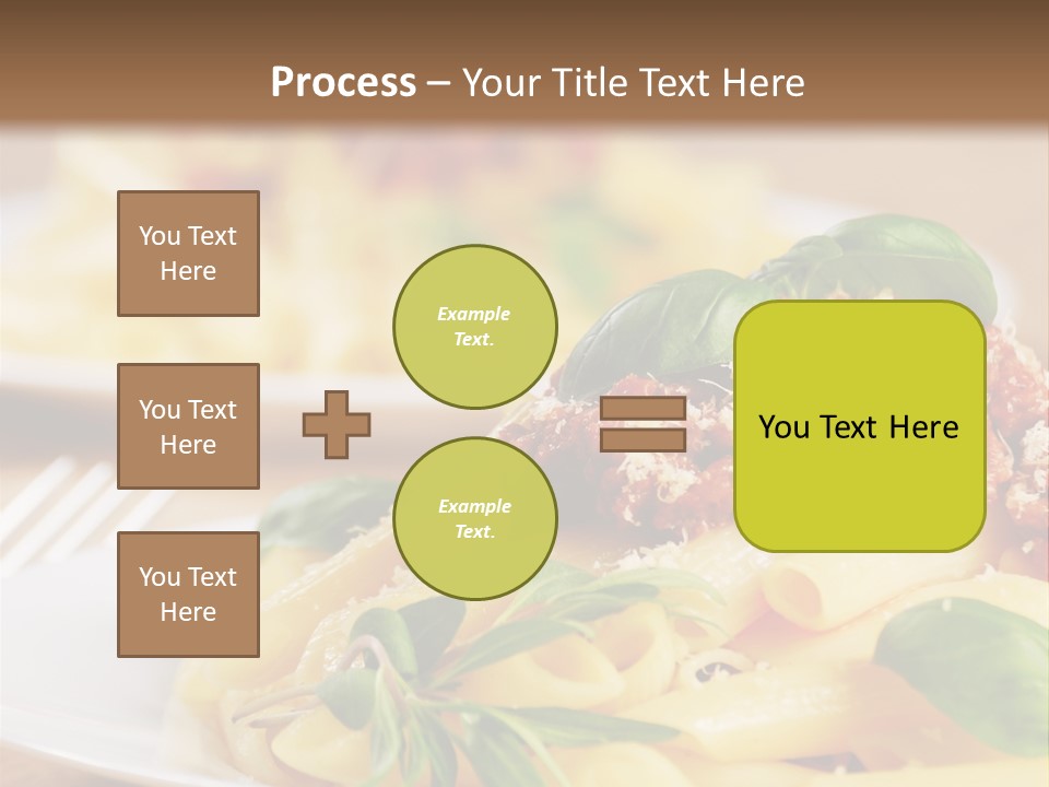 Tradition Plate Food PowerPoint Template
