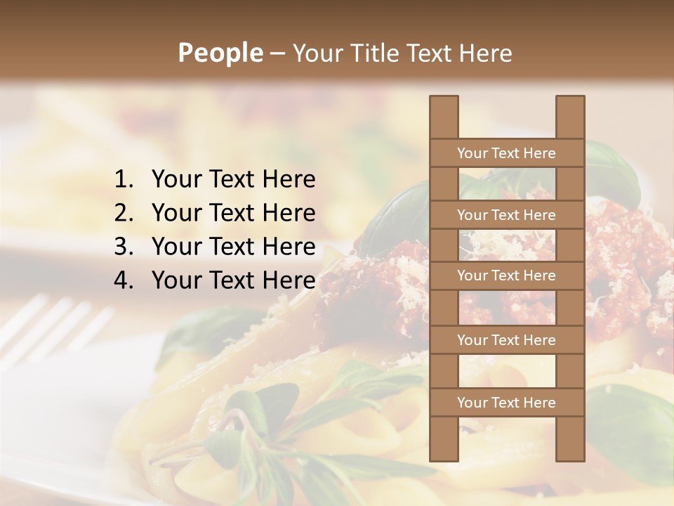 Tradition Plate Food PowerPoint Template