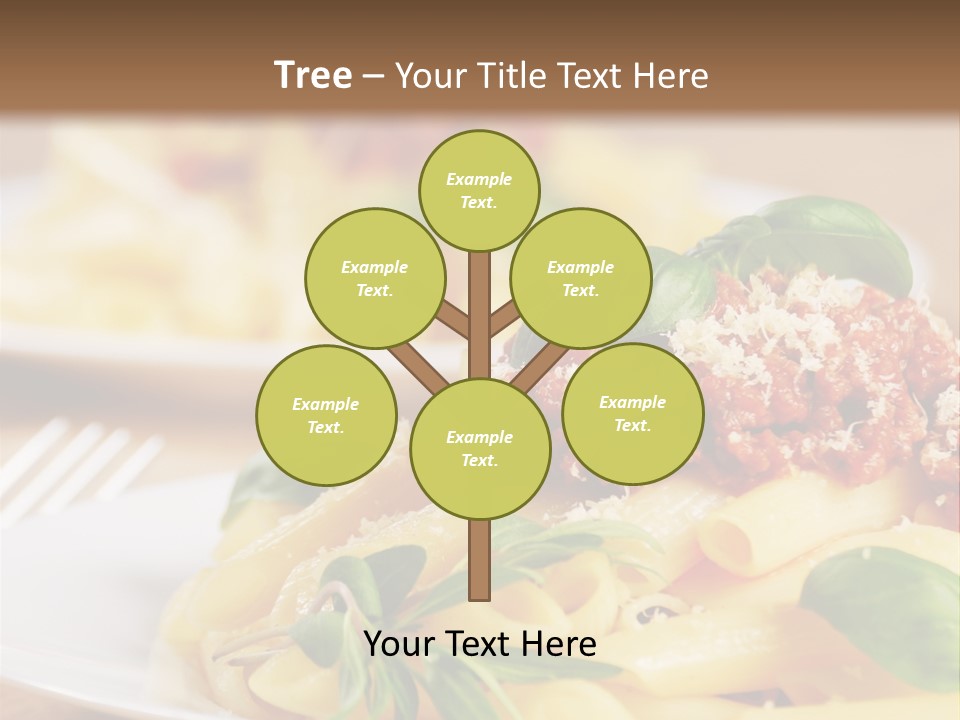 Tradition Plate Food PowerPoint Template