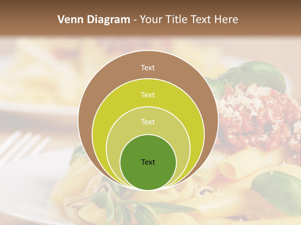Tradition Plate Food PowerPoint Template