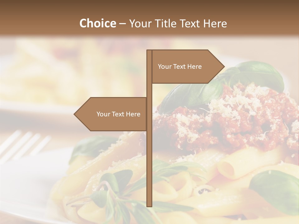 Tradition Plate Food PowerPoint Template