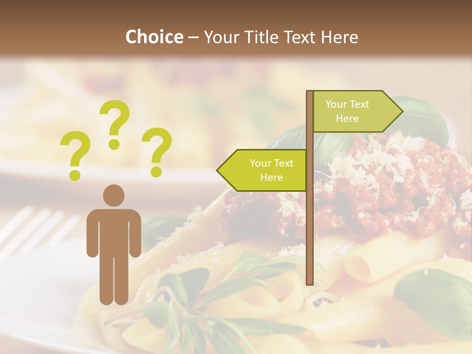 Tradition Plate Food PowerPoint Template