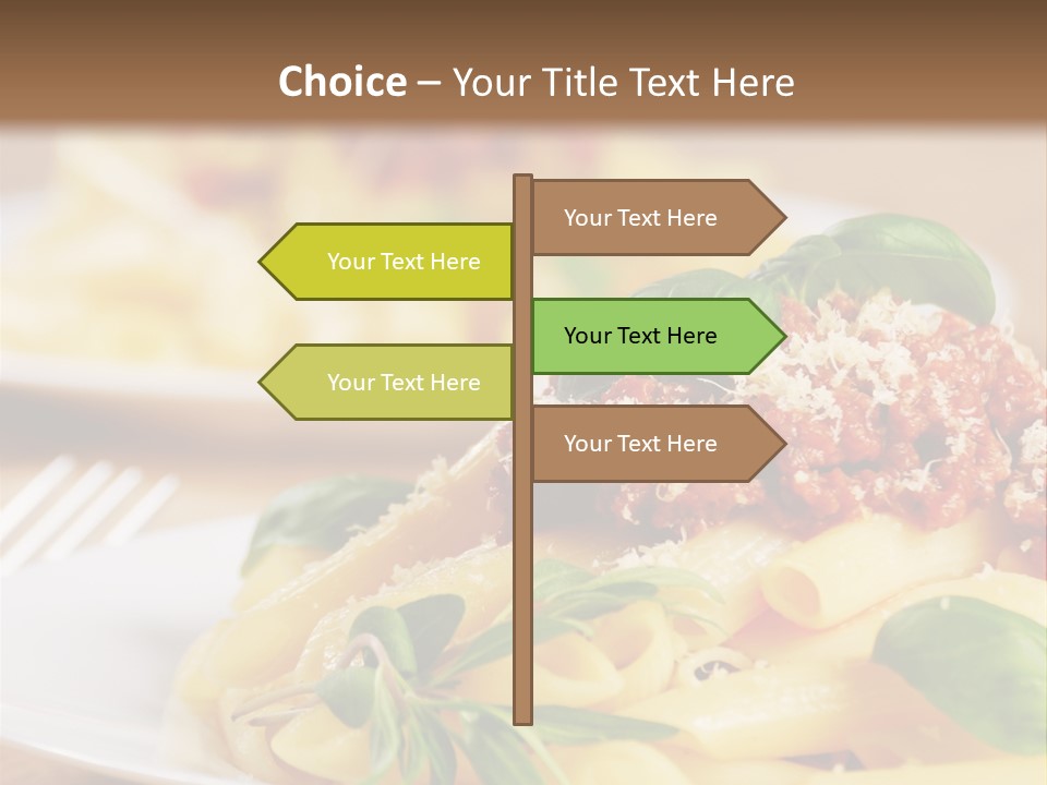 Tradition Plate Food PowerPoint Template