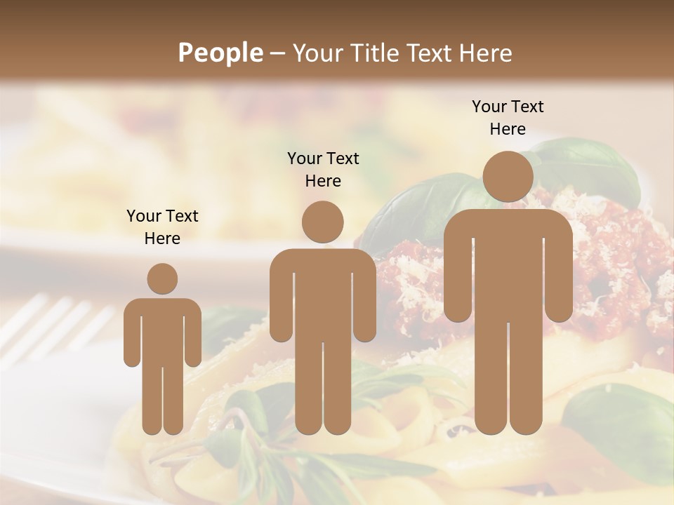 Tradition Plate Food PowerPoint Template