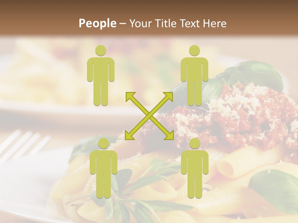 Tradition Plate Food PowerPoint Template