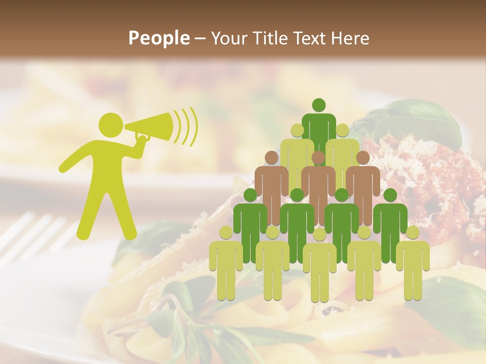 Tradition Plate Food PowerPoint Template