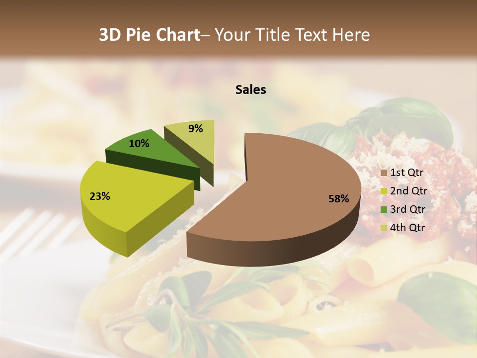 Tradition Plate Food PowerPoint Template