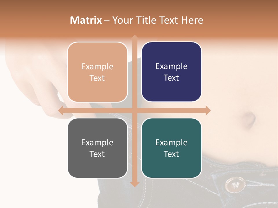 Lost Figure Pants PowerPoint Template