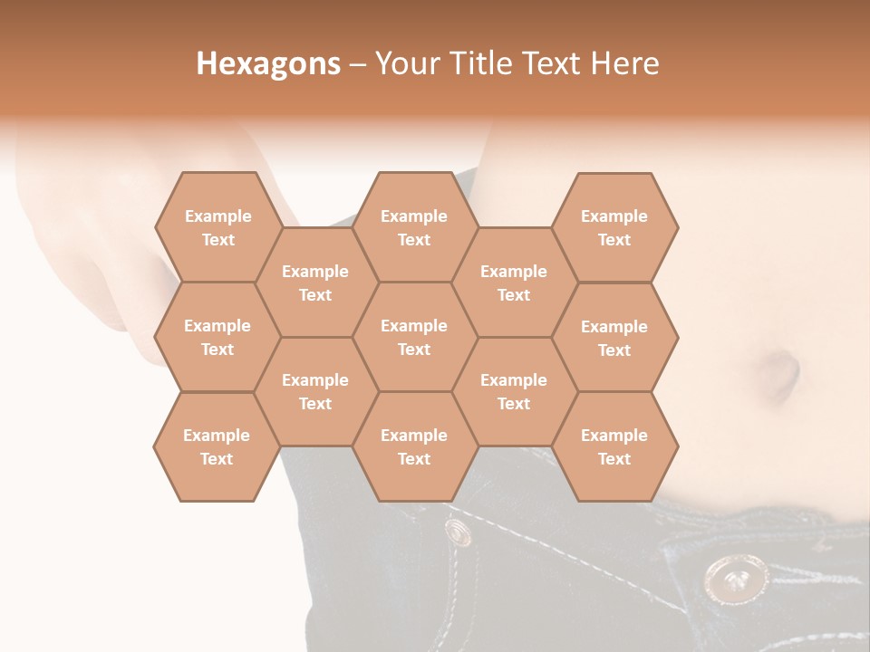 Lost Figure Pants PowerPoint Template